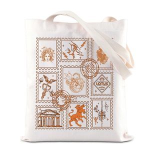 Movie Merchandise Tote Bag Camp Half Blood Canvas Bag Greek Gods Mythology c: